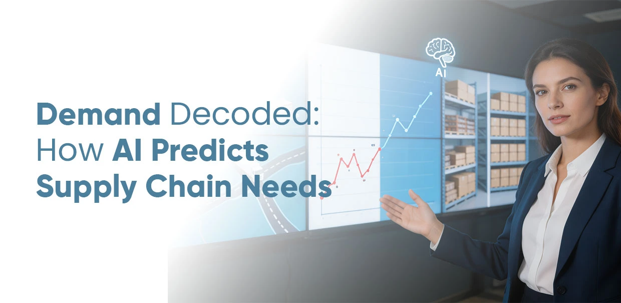 AI demand forecasting in supply chain analytics