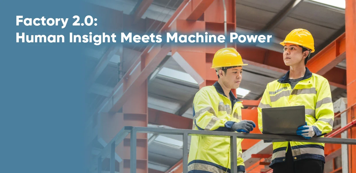 smart factory with AI and automation