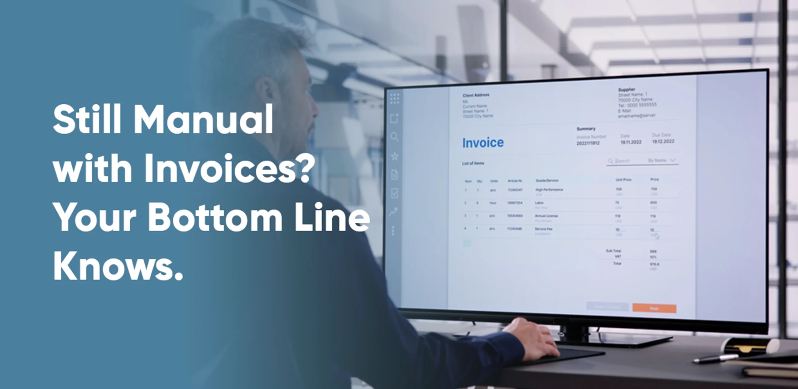 invoice automation reducing business costs